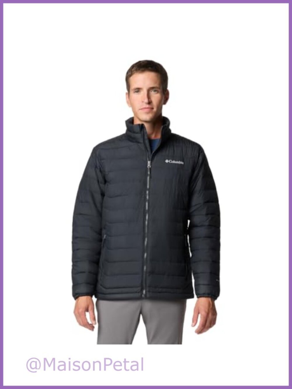 Men's Insulated Performance Jacket Lightweight Warm Active Fit